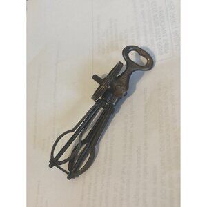 Vintage Durham Industries Diecast Metal Mini Hand Mixer 4"